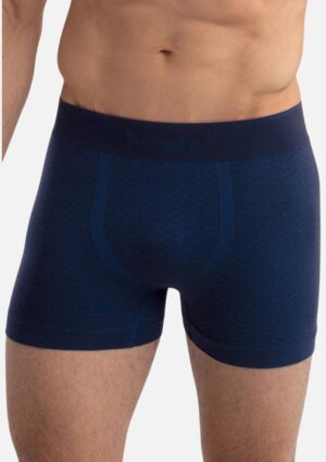 Cueca Mash Boxer Microfibra Sem Costura Azul Marinho