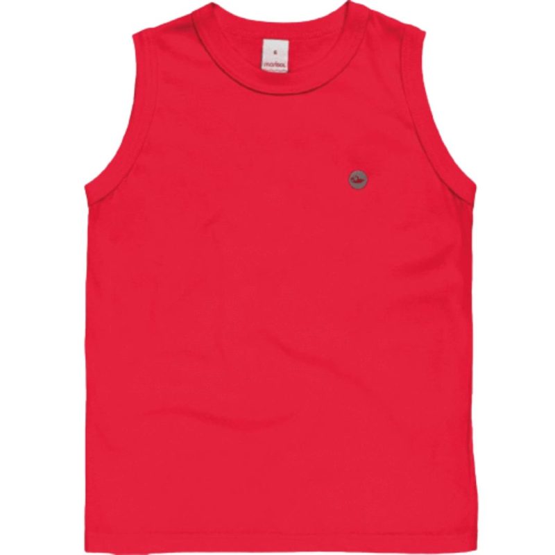 Regata Juvenil Básica Vermelho Marisol