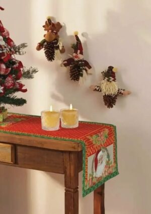 Trilho De Mesa Lepper Pop Natal Estampado
