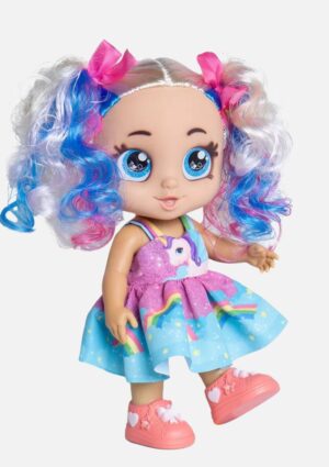 Boneca Unicórnio 32cm Com Acessórios Vinil Macio