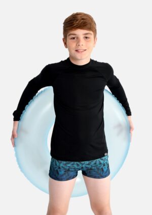 Sunga Boxer Marujos & Sereias Juvenil Estampada Proteção Uv50+