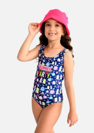 Maiô Marujos & Sereias Infantil Estampado Proteção Uv50+