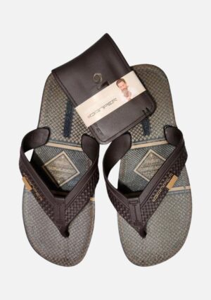 Kit Chinelo De Dedo Com Carteira Danper
