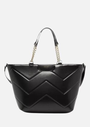 Bolsa Arezzo Tote Preta Giorno Grande Matelassê