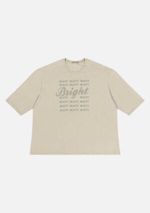 Blusa Secret Glam Plus Size Estampada Bege