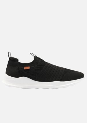 Tênis Anacapri Slip On Streech Jogging Knit Preto