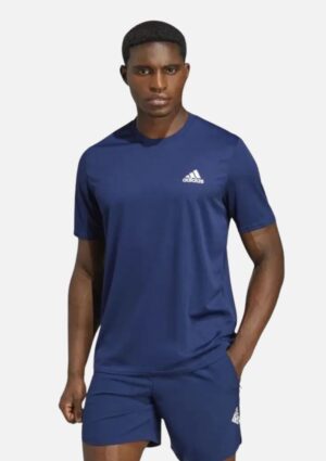 Camiseta Masculina Aeroready Básica Poliéster Adidas