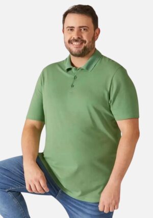 Polo Masculina Plus Size Básica Malwee