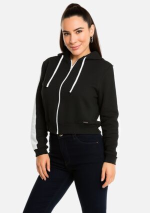 Jaqueta Feminina Cropped Molecotton Alvha