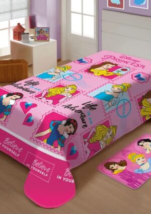 Manta Fun Infantil Jolitex Personagem 1,50 x 2,00