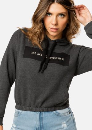 Blusa Feminina Moletom Cropeed FBR