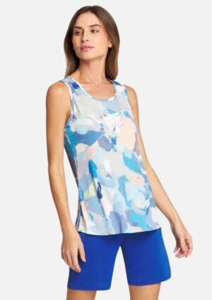 Pijama Recco Regata C/Meia Coxa de Microfibra