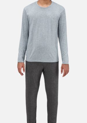 Pijama Masculino Blusa Manga Longa E Calça Viscose Ogochi