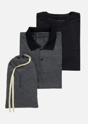 Kit Polo E Camiseta Regular Fit Dudalina