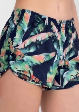Shorts Mash She Curto Estampa Double Azul Marinho
