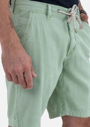 Bermuda Masculina Slim Sport Verde Creme DLZ