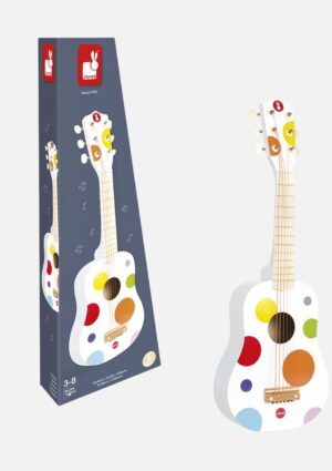Mini Violão Infantil Acústico Com Cordas Para Iniciantes Janod