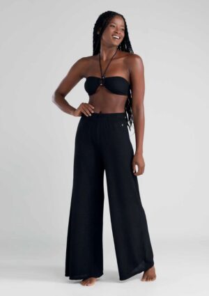 Calça Com Textura Carmel She