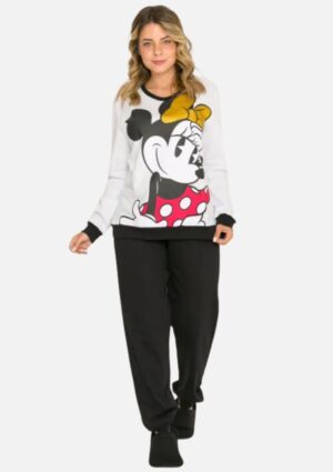 Pijama Disney Adulto Minnie Mouse