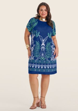 Vestido Curto Plus Size Secret Glam