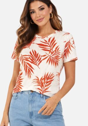 Blusa Feminina Tradicional Estampada Malwee