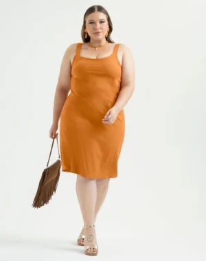 Vestido Plus Size Curto em Viscose Cativa