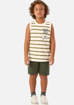 Conjunto Juvenil Rovi Kids Camiseta Com Bermuda