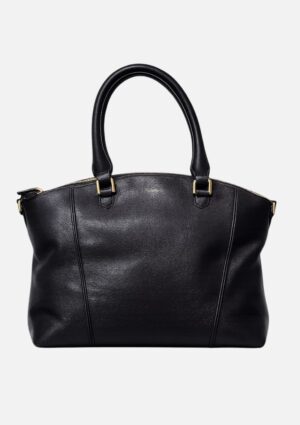 Bolsa Arezzo Tote Grande Couro Preta