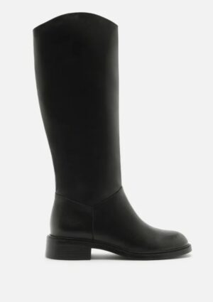 Bota Cano Longo Salto Baixo Montaria Arezzo