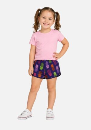 Short Estampado Roxo Bebê Marisol