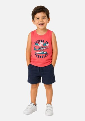 Regata Bebê Menino Estampada Marisol