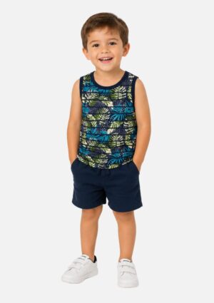 Regata Bebê Menino Estampa Tropical Marisol