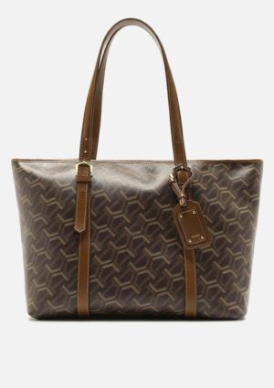 Bolsa Shopping Multineutro Couro Grande Monograma Arezzo