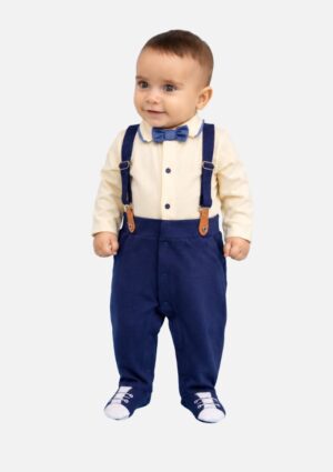 Macacão Longo Baby Meia Estação Masculino Paraiso