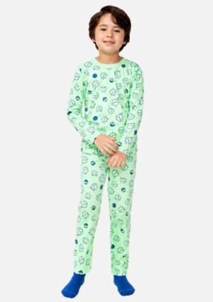 Pijama Emoji Meia Malha Menino Malwee Kids