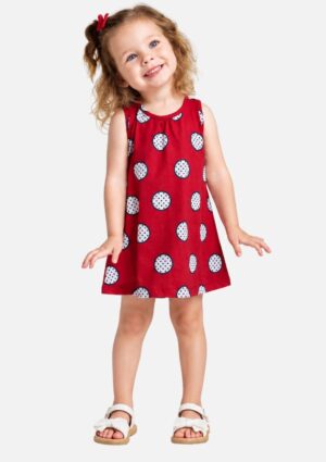 Vestido Infantil Meia Malha Kyly