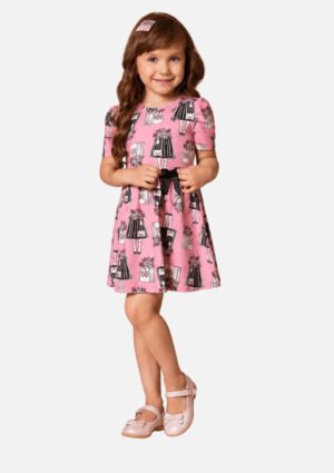 Vestido Infantil Cotton Milon