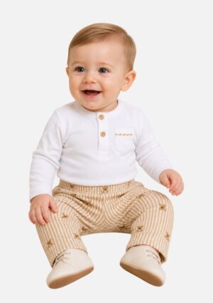 Conjunto Bebê Body + Calça Milon