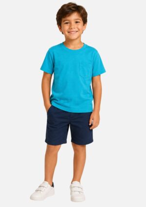 Camiseta Infanil Manga Curta com Bolso Rovitex