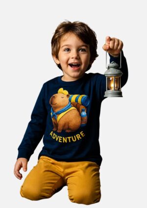 Conjunto Menino Estampa Capivara Kyly