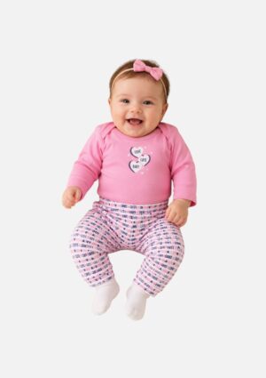Conjunto Bebê Body E Calça Marisol