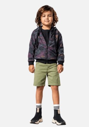 Jaqueta Tactel Com Capuz Infantil FBR