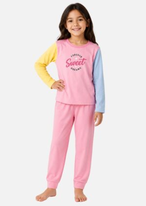 Pijama Infantil Longo Brilha no Escuro Com Aroma Marisol