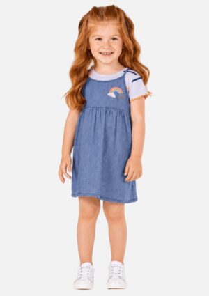 Conjunto Infantil Menina Blusa + Vestido Marisol