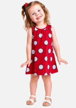 Vestido Bebê Meia Malha Kyly