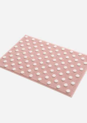 Tapete Mimo Poá Rosa 70x100cm Jolitex