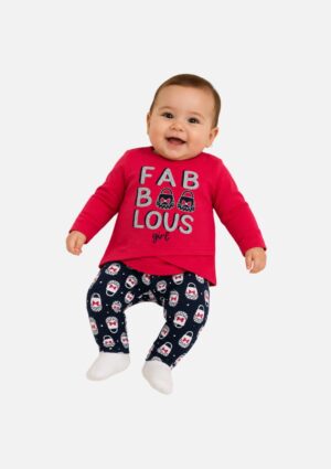Conjunto Infantil Blusa + Legging Kyly