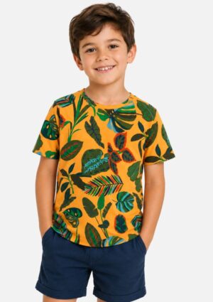 Camiseta Manga Curta Malha Menino Play Marisol