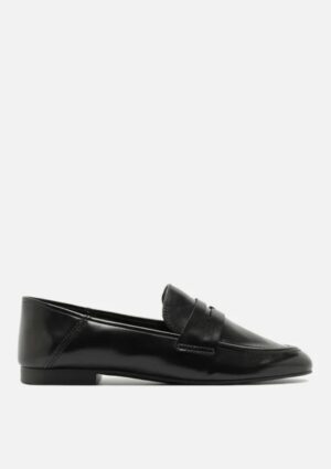 Mocassim Preto Couro Tira Classic Arezzo
