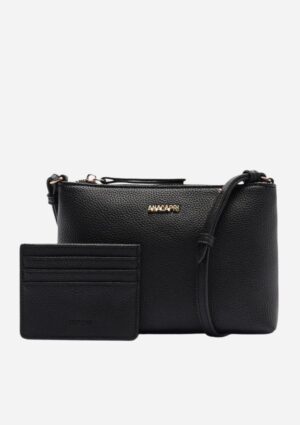 Kit de Bolsa Tiracolo Média e Porta Cartão Anacapri